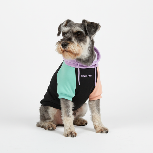 Color Block Dog Hoodies