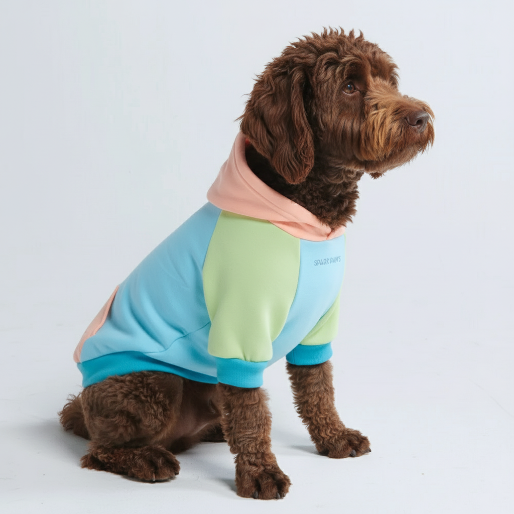 Color Block Dog Hoodies