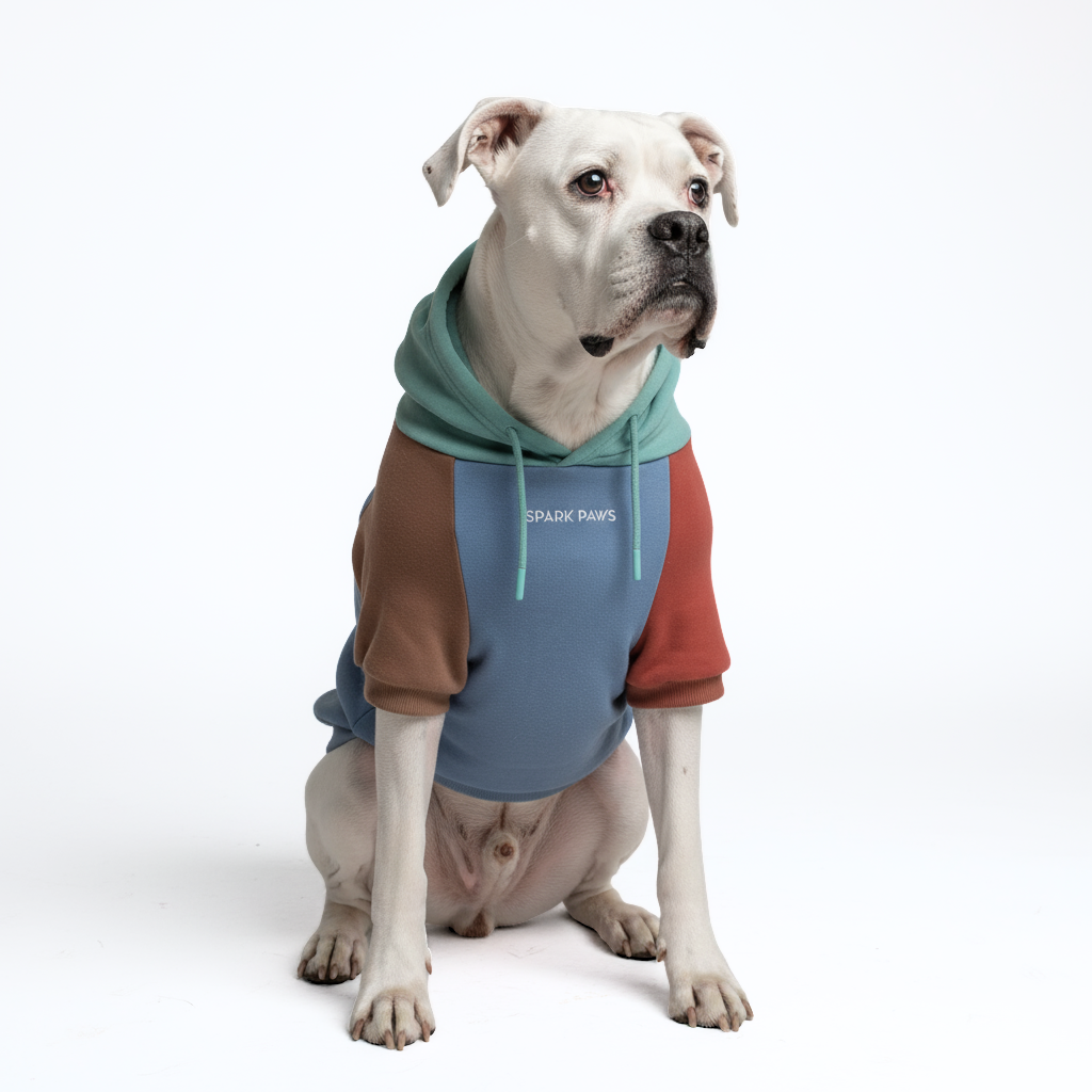 Color Block Dog Hoodies